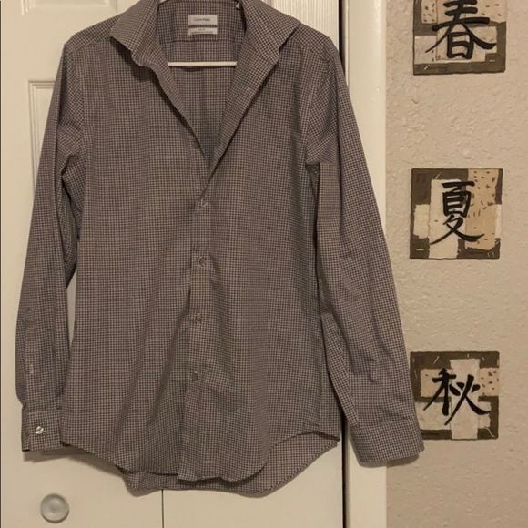 🎸Calvin Klein Dress Button Up Shirt - Picture 1 of 7